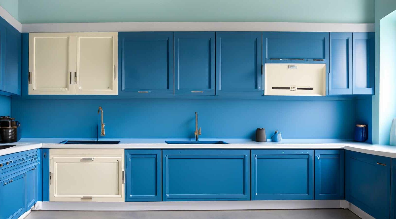 Blue Kitchen Cabinet Paint Colors